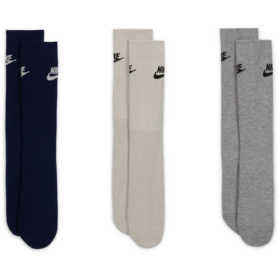 Nike Essential 3-Pack Crew Strumpor