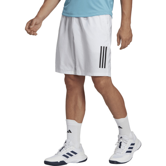 adidas Club 3 Striped T-shirt 9 Inch Set Herr
