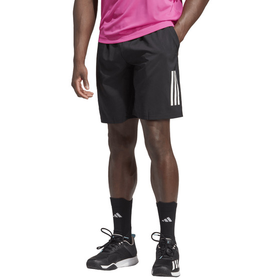 adidas Club 3 Striped T-shirt 9 Inch Set Herr
