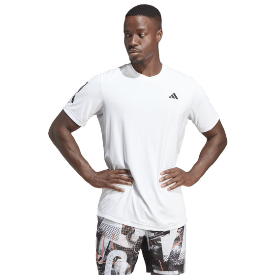 adidas Club 3 Striped Tee