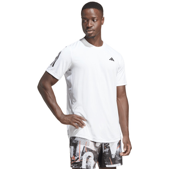 adidas Club 3 Striped Tee