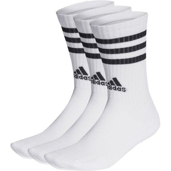 adidas 3 Stripes Cushioned 3-Pack Crew Sokken