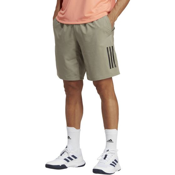 adidas Club 3 Stripes 9 Inch short