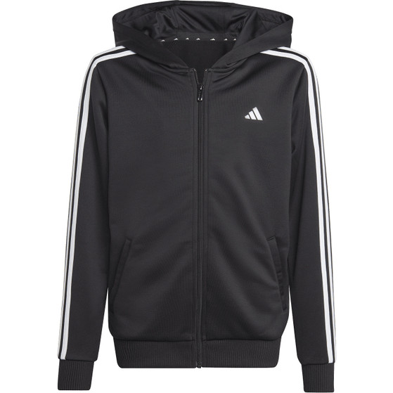 adidas 3 Stripes Full Zip Hoodie