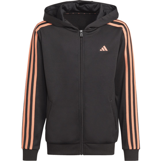 Black adidas zip up hoodie deals