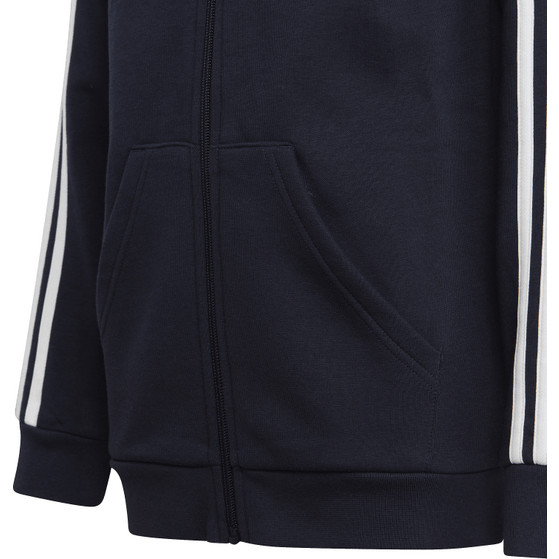 adidas 3 Stripes Fleece Full Zip Hoody