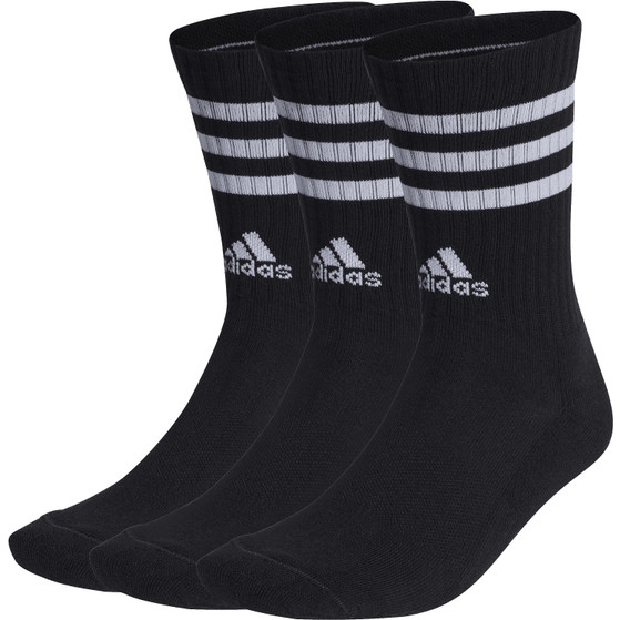 adidas 3 Stripes Cushioned 3-Pack Crew Sokken