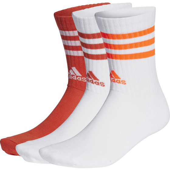 adidas 3 Stripes Cushioned 3-Pack Crew Sokken