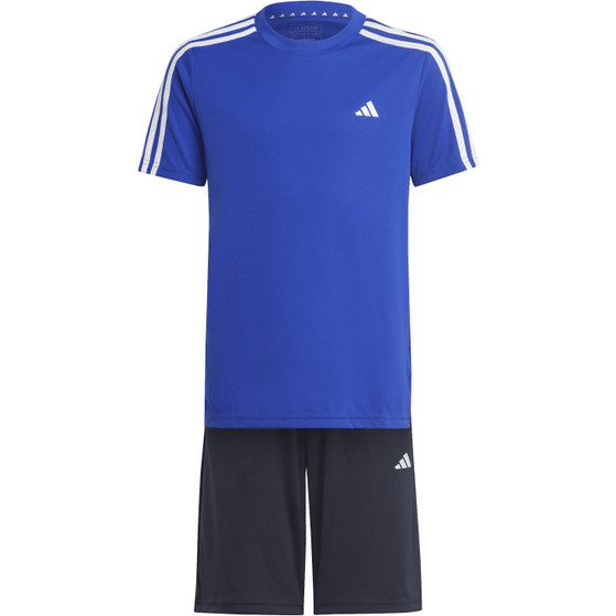 adidas Train Essentials 3 Stripes Set Tee/Short