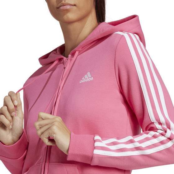 adidas 3 Stripes Fleece Full Zip Hoody