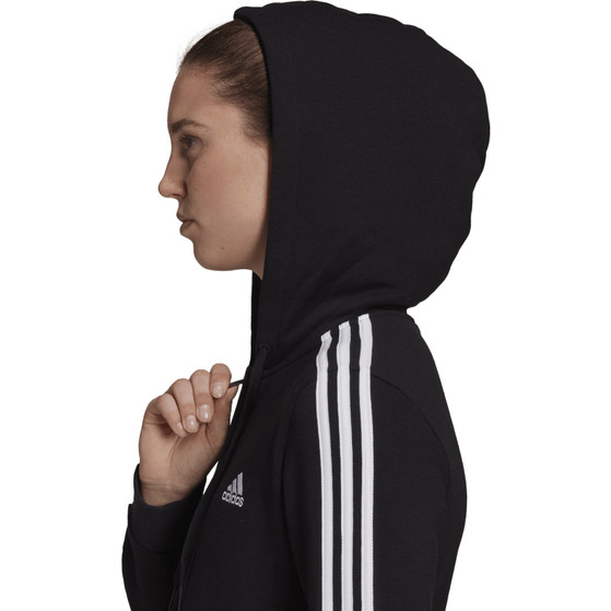 adidas 3 Stripes Fleece Full Zip Hoodie