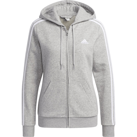 adidas 3 Stripes Fleece Full Zip Hoody