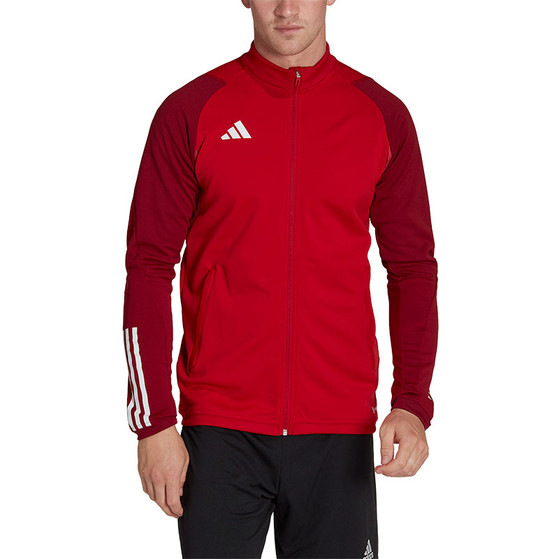 Adidas red training jacket new arrivals