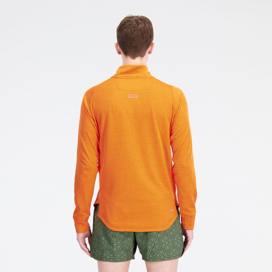 New Balance Heat Grid Half-Zip Longsleeve Heren