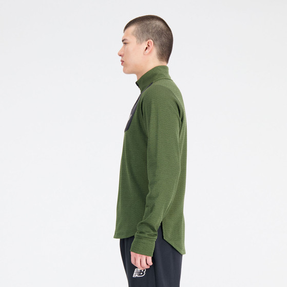 New Balance Heat Grid Half-Zip Longsleeve Heren