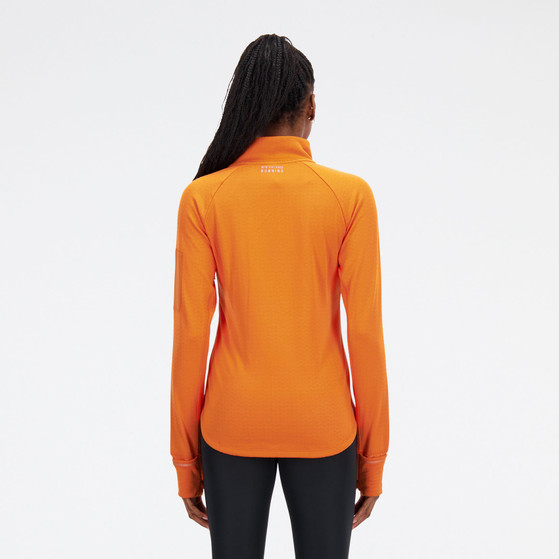New Balance Heat Grid Half-Zip Longsleeve Dames