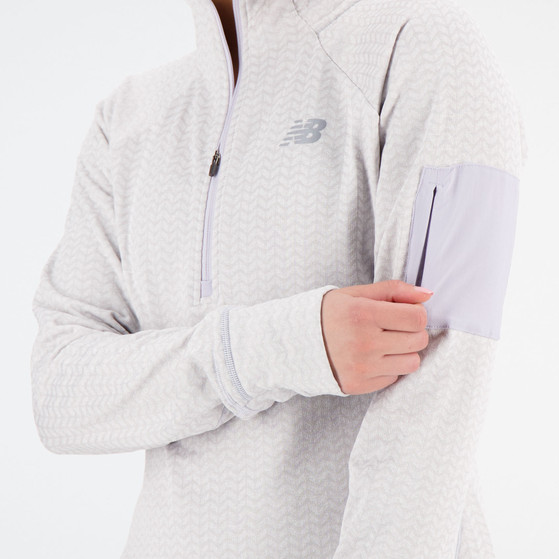 New Balance Heat Grid Half-Zip Longsleeve Damen