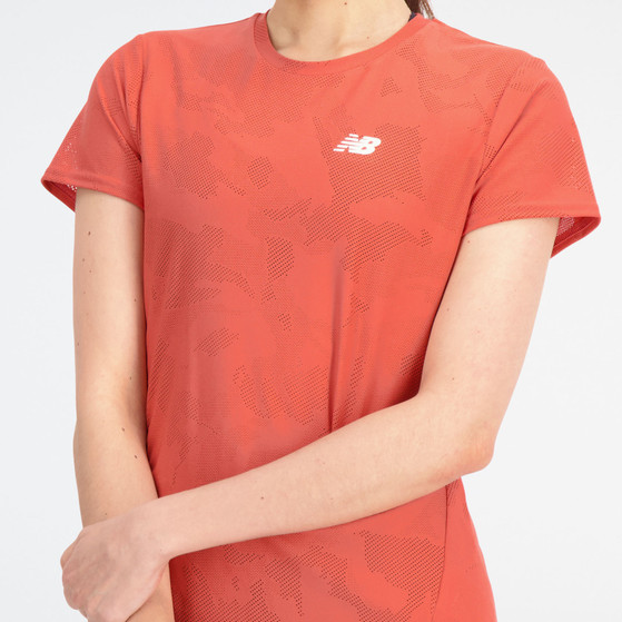 New Balance Q Speed Jacquard T-Shirt Dames