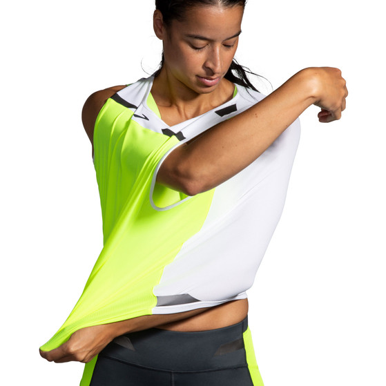 Brooks Run Visible Back-to-Front Tank Dames