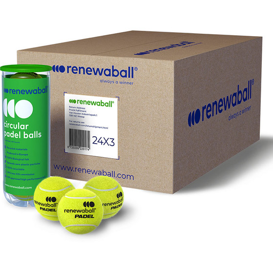 Renewaball Padel 24x3 pieces.