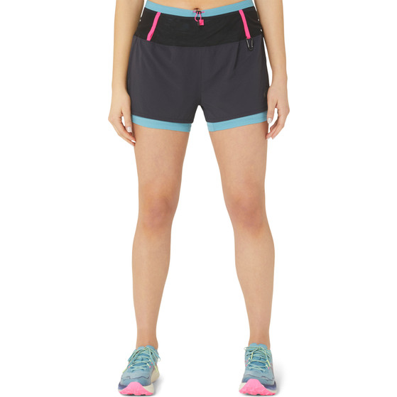 ASICS Fujitrail 2in1 short Dames