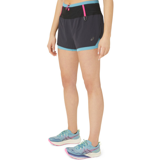 ASICS Fujitrail 2in1 short Dames