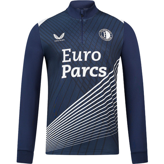 Castore Feyenoord Pre-Match Training Top Kids