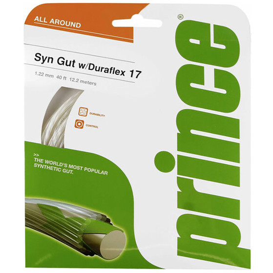 Prince Synthetic Gut Duraflex Set White
