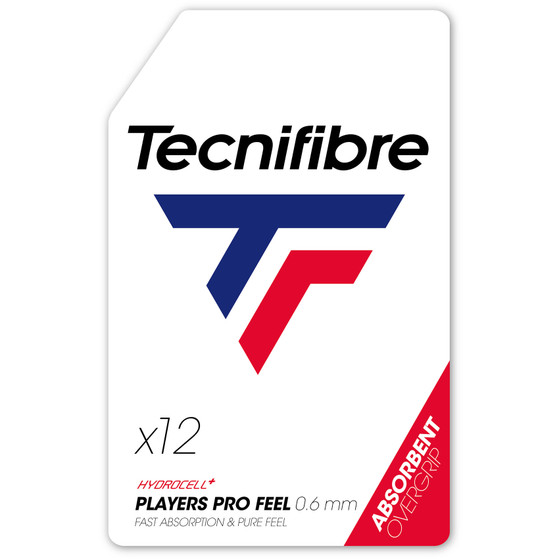 Tecnifibre Overgrip 12-Pack White