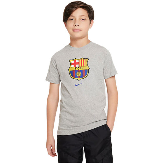 Nike FC Barcelona Crest Tee Kids
