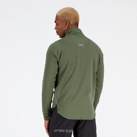 New Balance Heat Grid Half-Zip Longsleeve Heren