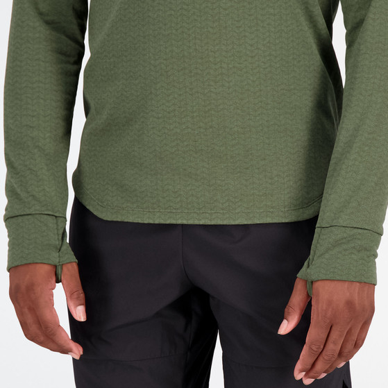 New Balance Heat Grid Half-Zip Longsleeve Heren