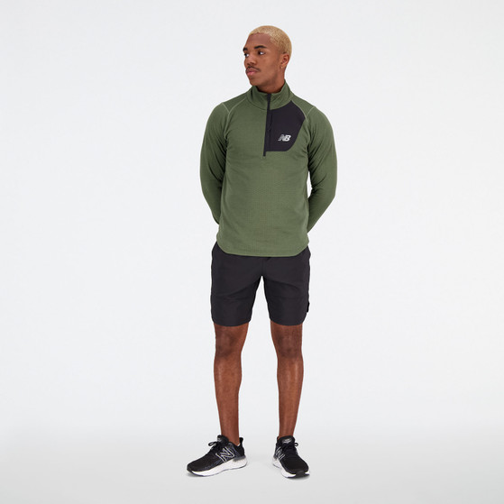 New Balance Heat Grid Half-Zip Longsleeve Heren