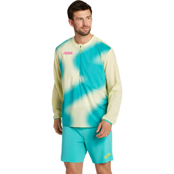 HOKA 1/2 Zip Wind Shell Jack Heren
