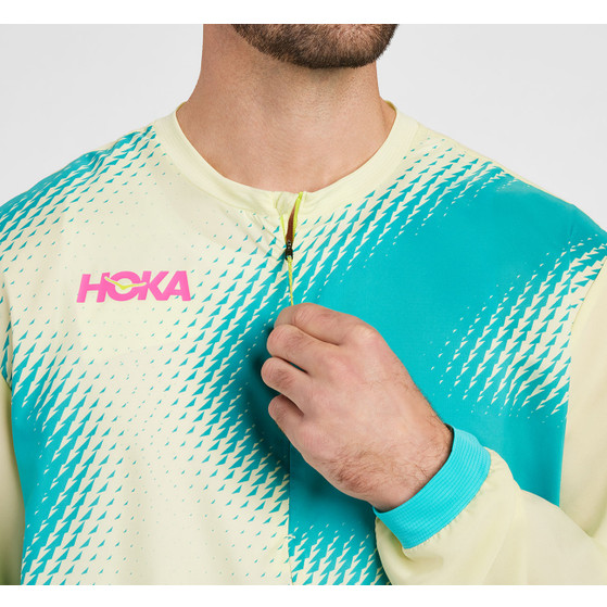 HOKA 1/2 Zip Wind Shell Jack Heren