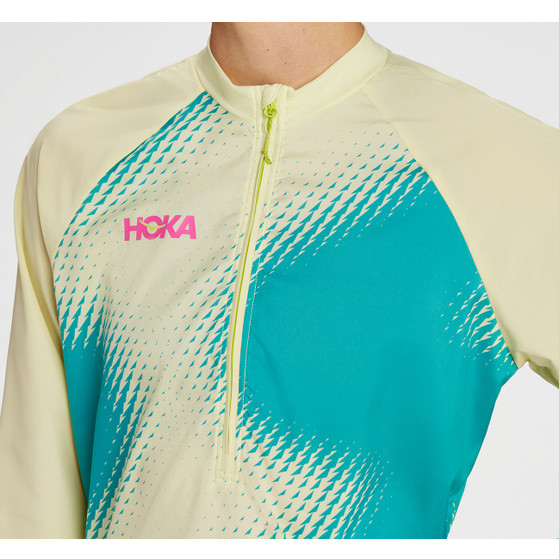 HOKA 1/2 Zip Wind Shell Jack Dames