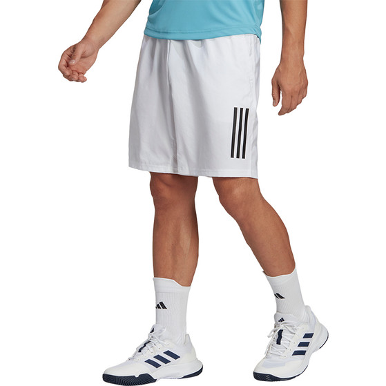 adidas Club 3 Striped Tee 7 Inch Set Heren