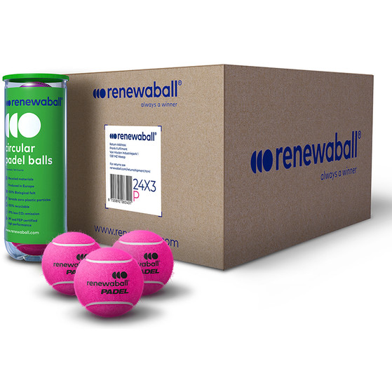 Renewaball Padel Pink 24x3 St. (6 Dozijn)