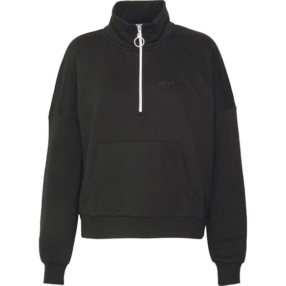 Only Play Elena High Neck Zip Brush Sweater Sportshop