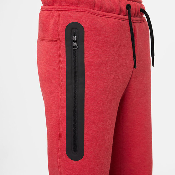 Nike tech fleece pants red new arrivals