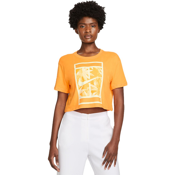 Nike Court Heritage Logo Cropped Slam  Top