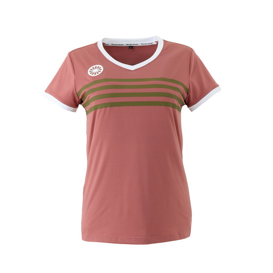 Indian Maharadja Kadiri Striped V-neck Tee