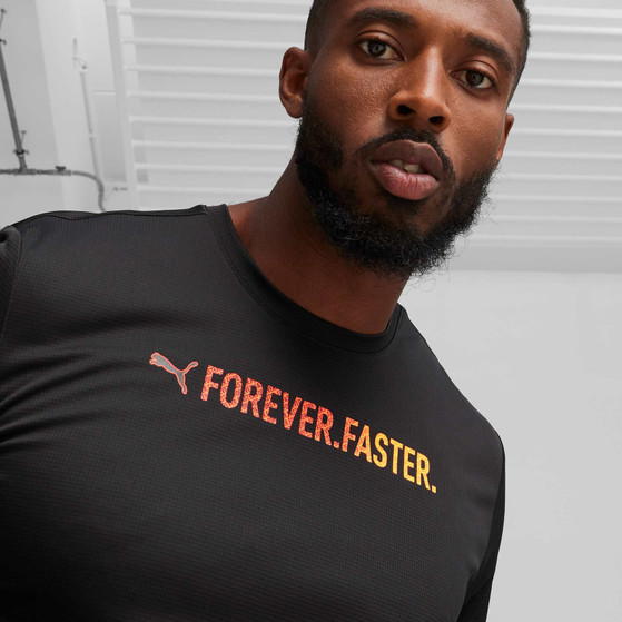 PUMA RUN Favorite Graphic T-Shirt Herren
