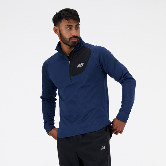 New Balance Heat Grid Half-Zip Longsleeve Herren