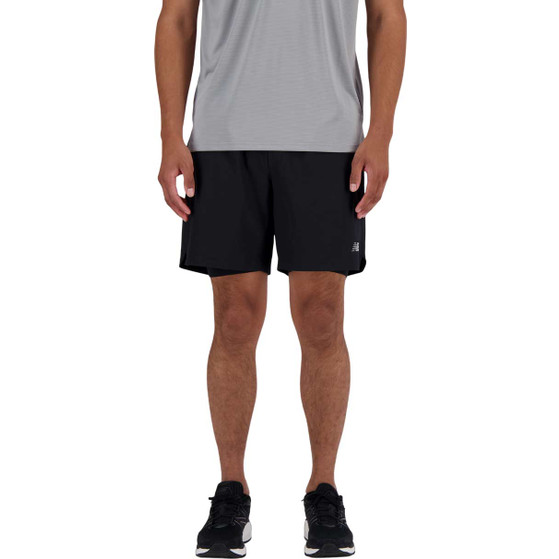 New Balance AC 7'' 2in1 Short Heren