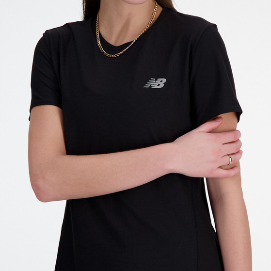 New Balance Jacquard T-Shirt Dames