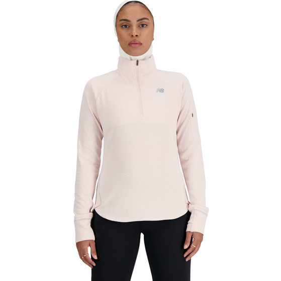 New Balance Heat Grid Half-Zip Longsleeve Damen