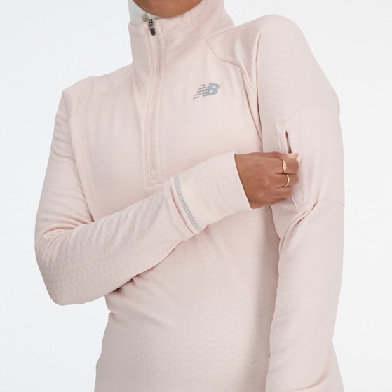 New Balance Heat Grid Half-Zip Longsleeve Damen