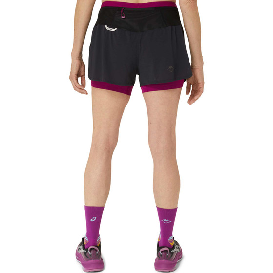 ASICS Fujitrail 2in1 Short Dames