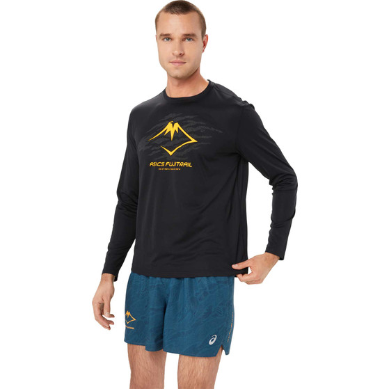 ASICS Fujitrail Logo Longsleeve T-Shirt Heren